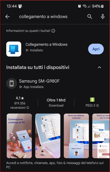 Google Play store screenshot